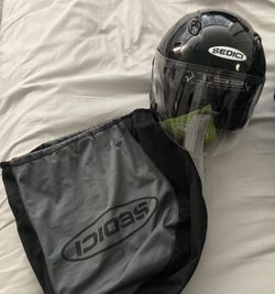NEW With Tags Sedici Helmet Small, Comes With Drawstring Bag Cover