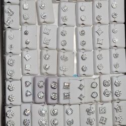 925 Sterling Silver Earrings With Genuine Moissanite UPDATED  3/8/26