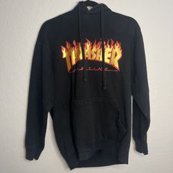 Thrasher Black Hoodie - Sz M