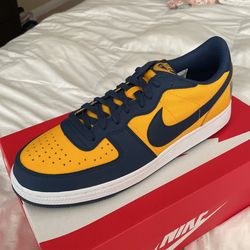 Nike Terminator Low Gold And Navy