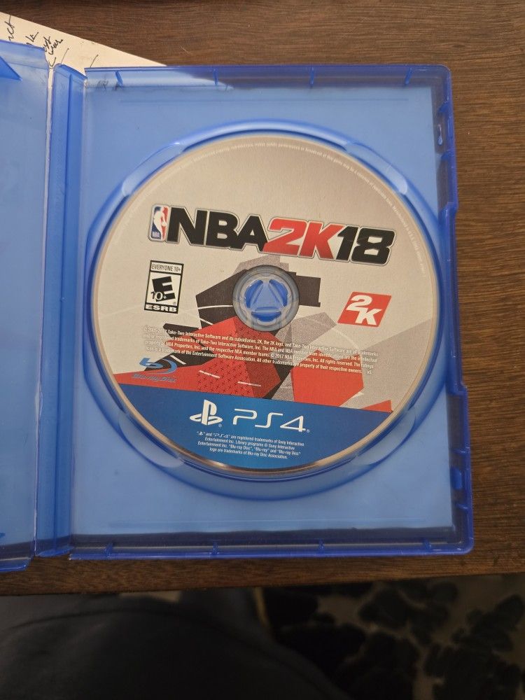 NBA 2k18 PS4