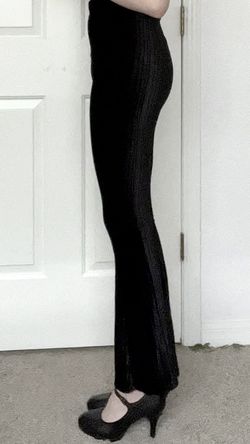 Wild Fable* Vertically Ribbed Velvet Flare Pants for Sale in