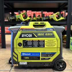 RYOBI 2,300-Watt Recoil Start Bluetooth Super Quiet Gasoline Powered Digital Inverter Generator with CO Shutdown Sensor