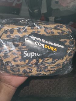 Supreme Leopard waist bag
