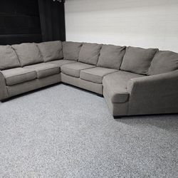Free Delivery - Modern Wedge Chaise Sectional