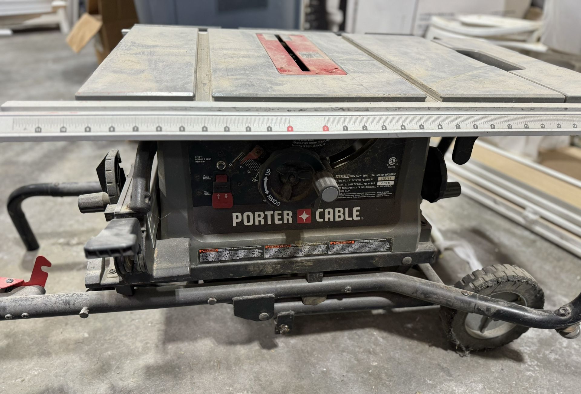 Porter Cable table saw