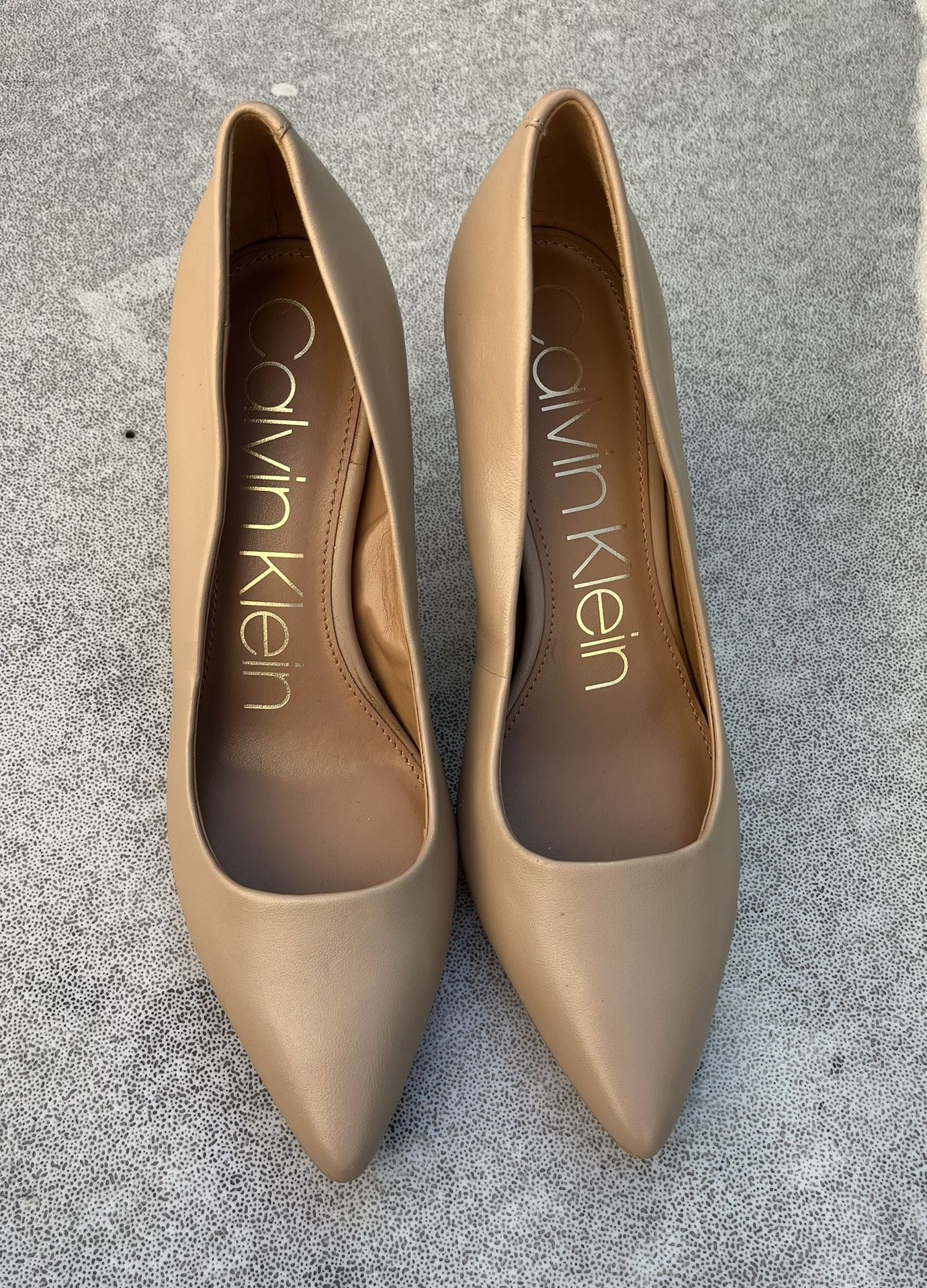 Tan Calvin Klein Heels