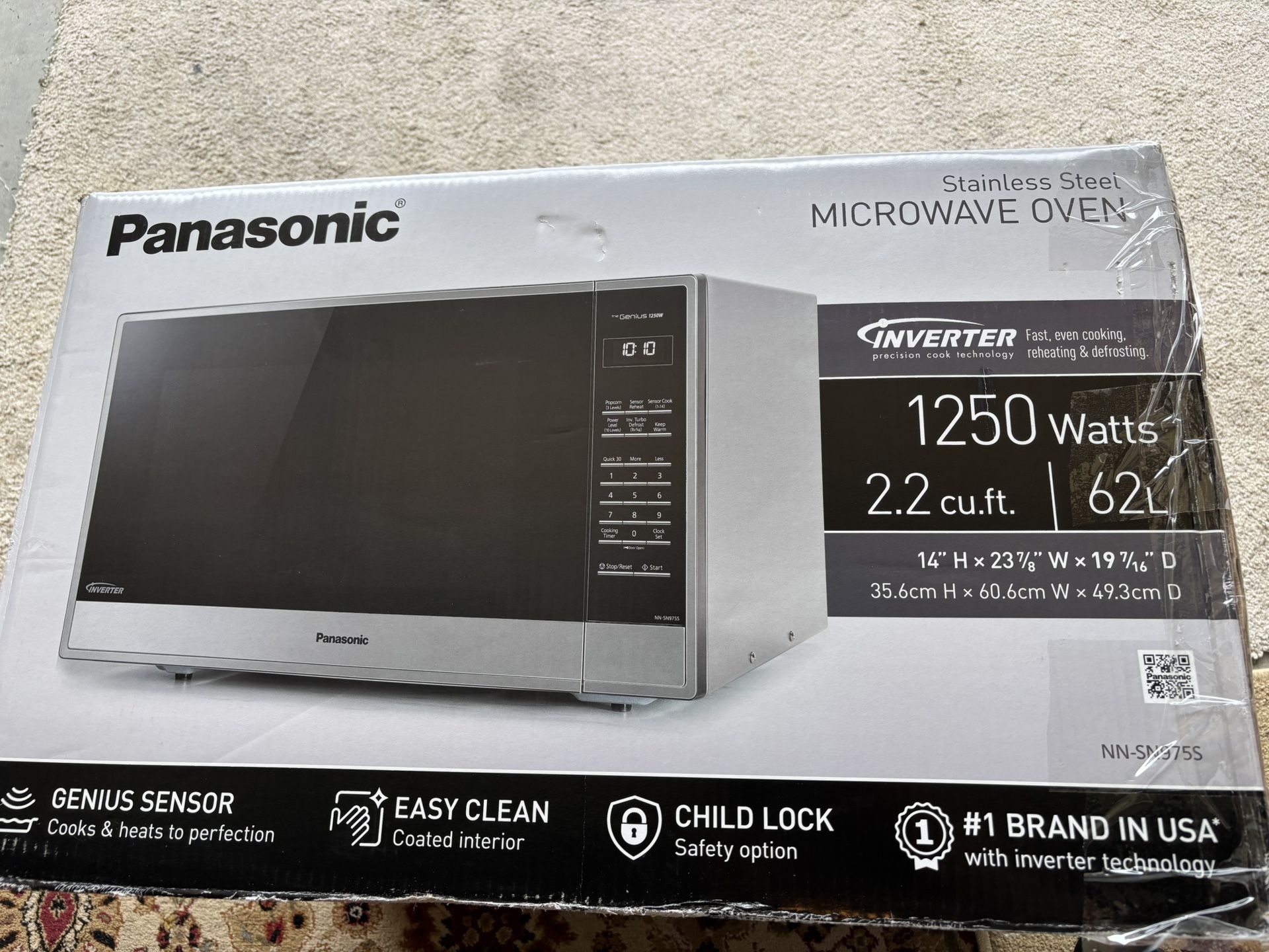 Panasonic Microwave Oven 2.2 Cu Ft