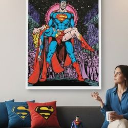 Crisis Infinite Earths #7 Death of Supergirl Cover (16" X 12") Art Print Poster NO FRAME POSTER PRINT ONLY New Condition. This is the cover art for th