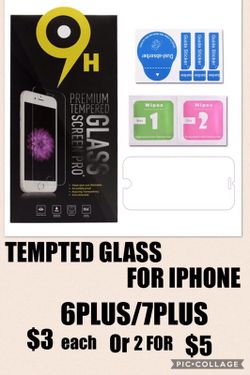 TEMPTED GLASS for iPhone 6/7 plus