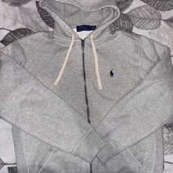 Ralph Lauren gray sweater zip up