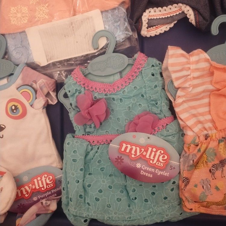 Brand New My Life As Green I Let Dress 18 Inch Doll