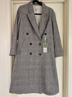Long Trench Coat, Size M