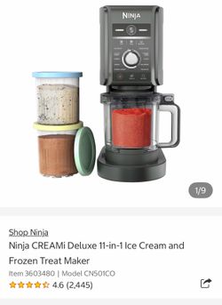 Like new NINJA CREAMIE DELUXE