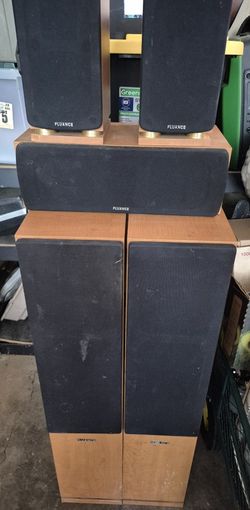 Fluance Speaker Surround Sound Lot, Tested And Working.
