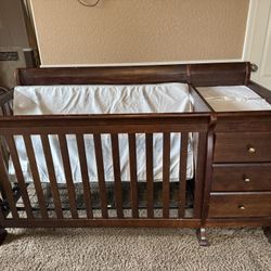 Adorable Baby Crib & Mattress