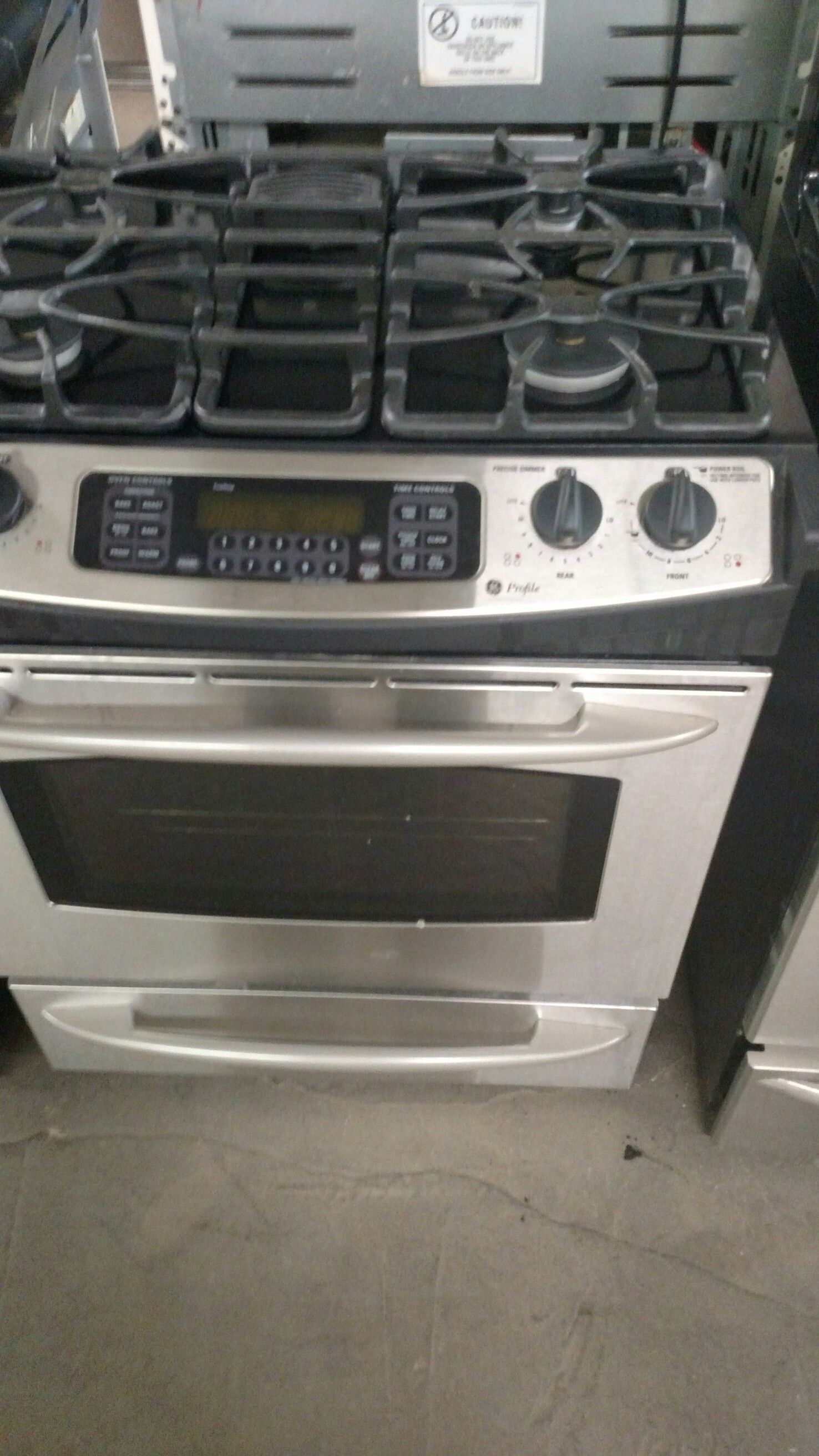 GE profile gas stove