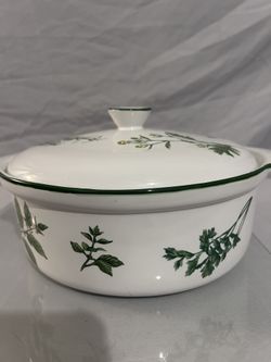 Andrea by Sadek Japan herbs coverd casserole dish