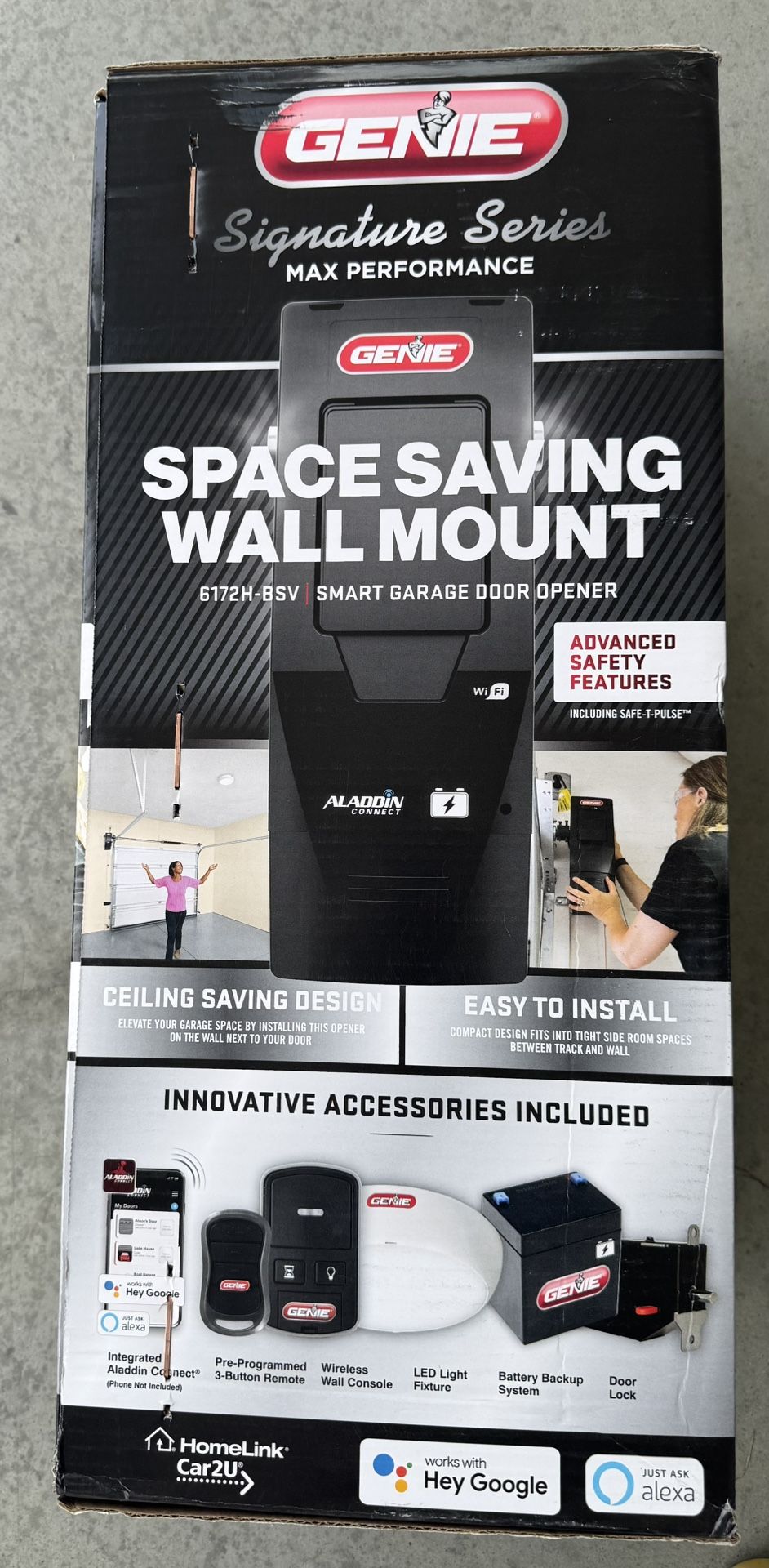 Signature Series Ultra-Quiet Wall Mount Smart Garage Door Opener