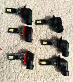 LED Bulbs Focos Bombillas Headlights Luces 9006 Hb3 9005 Hb4 H11 H8 H1 H9 H4 H13