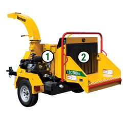 2020 Vermeer BC900XL Brush Chipper 200 HRS