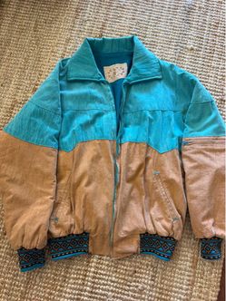 Vintage Rode Walker Aztec bomber jacket