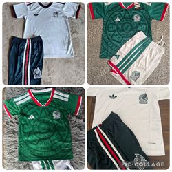 Soccer jerseys jersey kids set 50$ each Mexico  black home and away and USA  , Mexico small to 6xl Slim fit home and away local visitante Mundial 2026