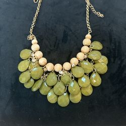 Olive Green Necklace