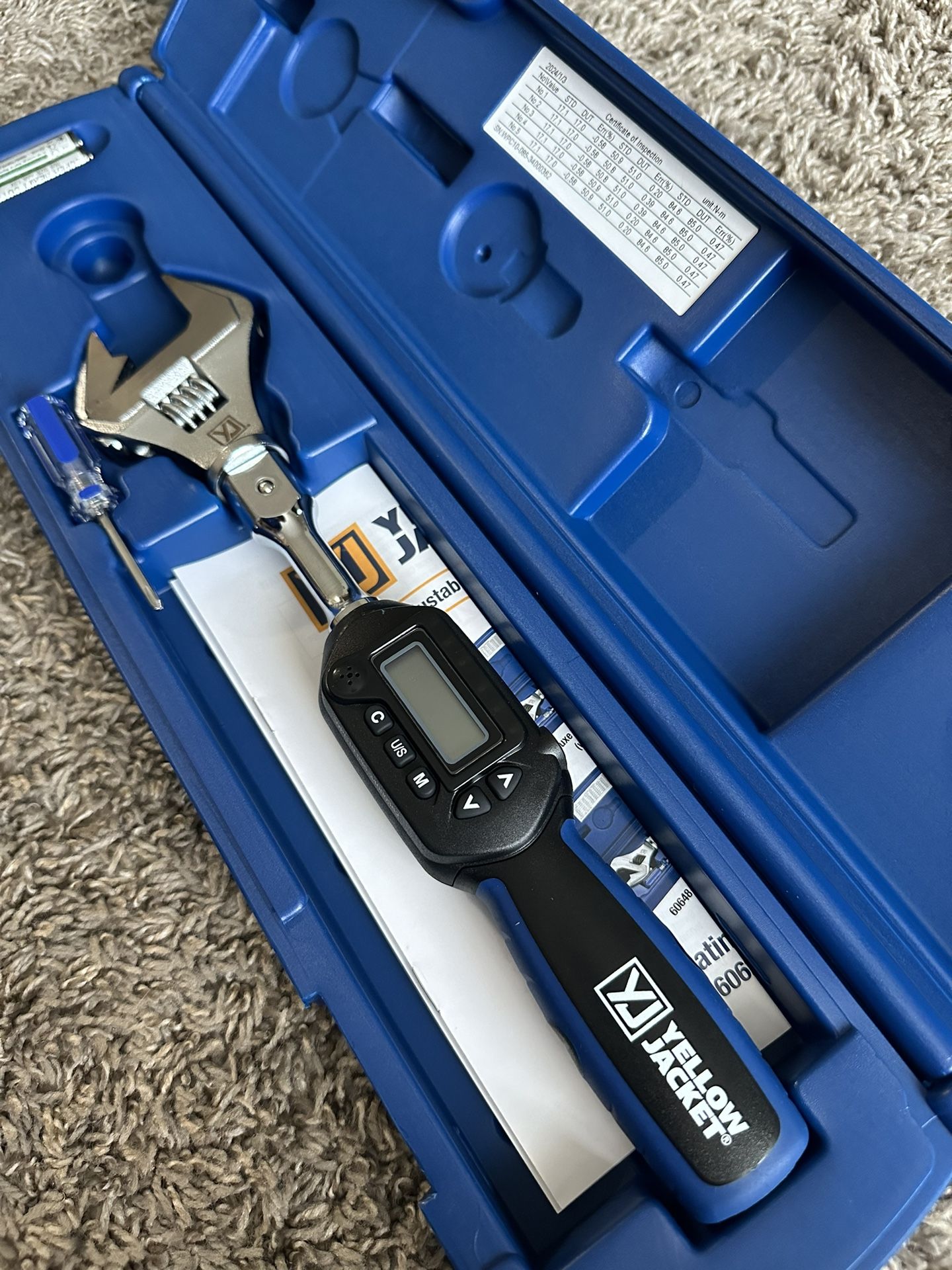 Yellow Jacket Digital Torque Wrench 60648