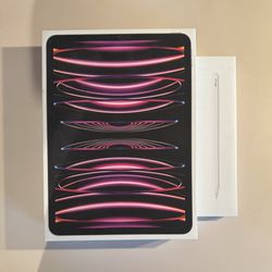 iPad Pro 11” 4th Gen WiFi + 4G Space Grey Pencil & Case