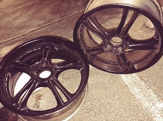 19 inch rims black