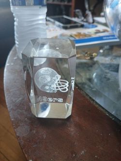 San Francisco 49ers 3D Crystal Paperweight