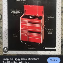 Piggy Bank Rollaway Tool Box