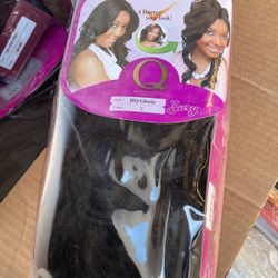 Human Hair Blend Wig