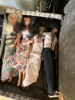 Vintage Dolls And Case Barbie? Charlie’s Angels Ken