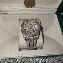 Moissanite Watch 