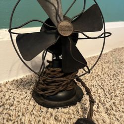 Antique 1920s Arctic Sears & Roebuch & Co Small Fan