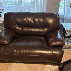 Leather Couch & Loveseat(Recliners)