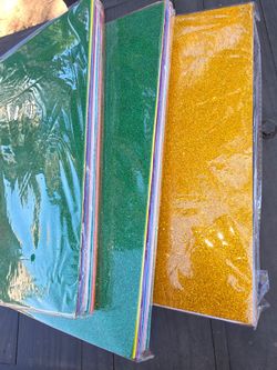 Glitter EVA Foam Handicraft Sheets -Self-Adhesive