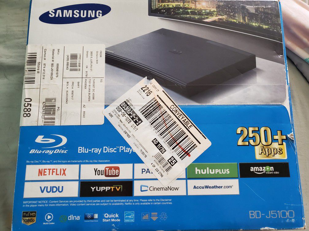 Samsung Blu-ray DVD player