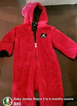 Jordan baby fleece 3 to 6 months old