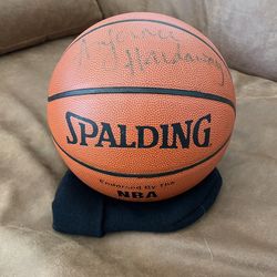 Penny Anfernee Hardaway Autographed Basketball With COA