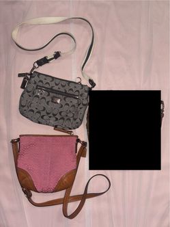Lot of 2 Rare Genuine COACH purses