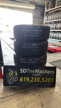 Set of 4 American Road Star tires (205-40-17)