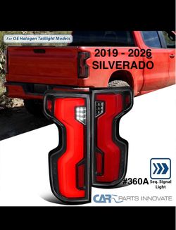 2019 To 2026 Chevy Silverado 1500 LED Taillights Switchbacks