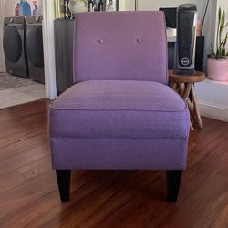 Accent purple chair