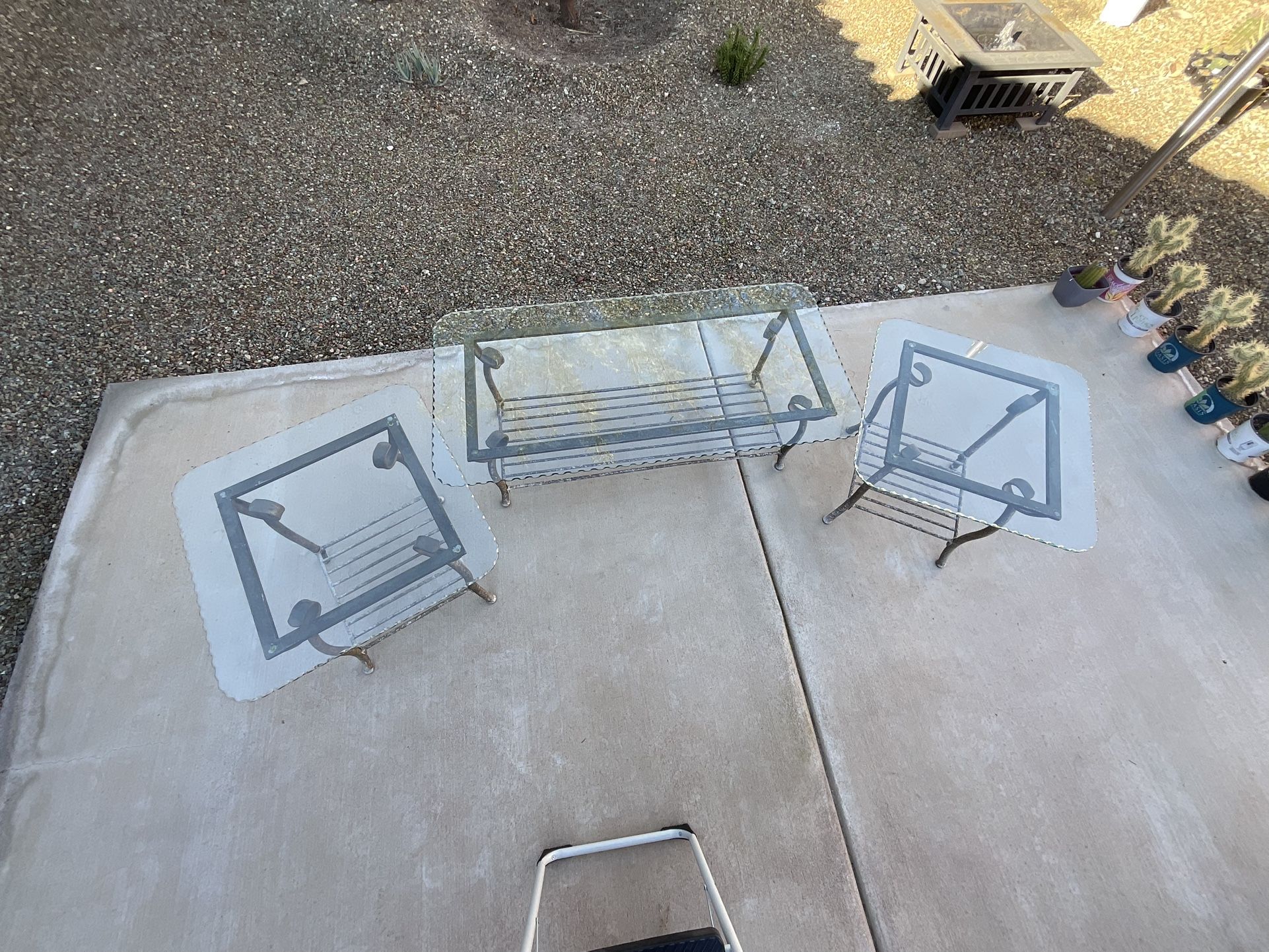 Coffee & End Table Set Indoor/Outdoor