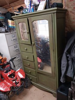 Vintage Cabinet With Original Key