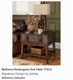 McKenna Rustic Side table