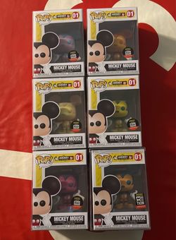 Funko Pop DIsney Mickey Mouse 01 (set of 6) Limited Edition